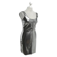 Moschino Cheap And Chic Zilverkleurige jurk met potlood