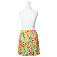 J. Crew skirt with a floral pattern