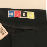 Msgm trousers in bicolour