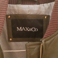 Max & Co Giacca di pelle marrone