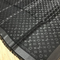 Louis Vuitton Monogram glansdoek in zwart