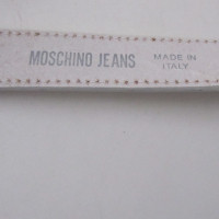 Moschino Gürtel mit silberfarbener Schließe