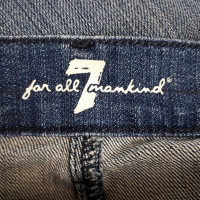 7 For All Mankind Jeansrock in Blau