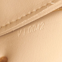 Louis Vuitton Pochette Mini aus Leder in Beige