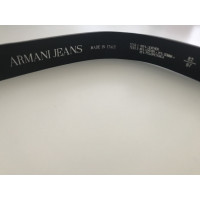 Armani Jeans Ceinture en cuir gris
