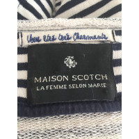 Maison Scotch Sweatjack met gestreept patroon