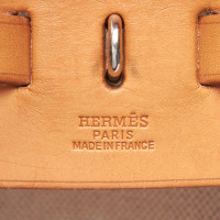 Hermès Herbag 39 en Toile en Beige