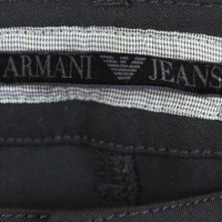 Armani Armani black wool jeans