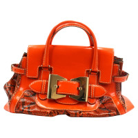 Gucci Shopper in Pelle in Arancio