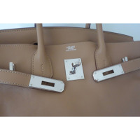 Hermès Birkin Bag 30 aus Leder in Beige