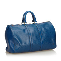 Louis Vuitton Keepall 45 Leather in Blue