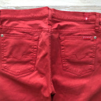 7 For All Mankind Jeans in rosso