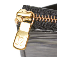 Louis Vuitton Pochette Mini Leer in Zwart