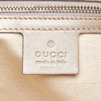 Gucci Silberfarbene Schultertasche
