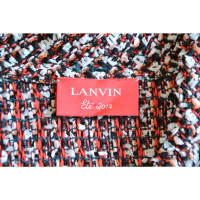 Lanvin Bouclé-Kleid in Tricolor