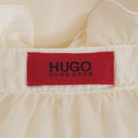 Hugo Boss Bluse in Creme