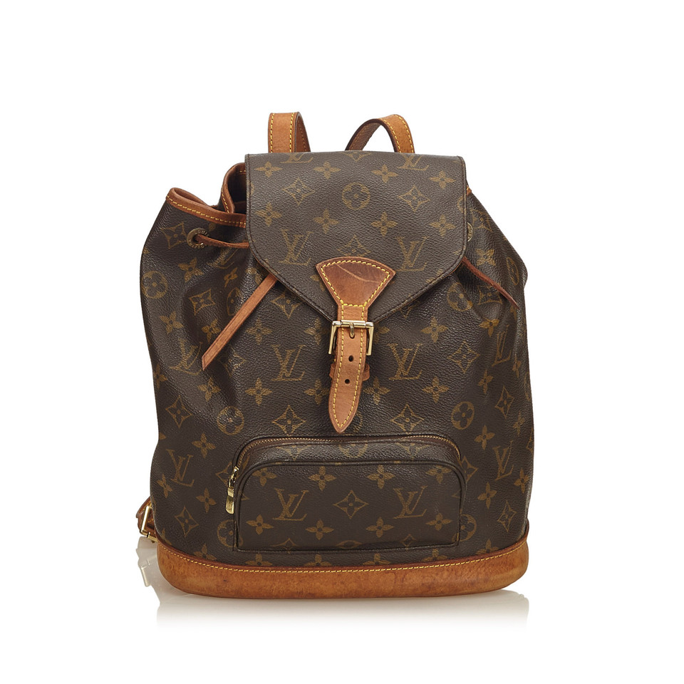 Louis Vuitton Montsouris aus Canvas in Braun