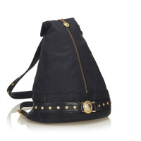 Versace Studded Nylon Backpack