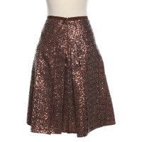 N°21 skirt with sequin trim