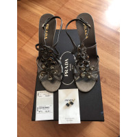 Prada Sandalen met strass steentjes