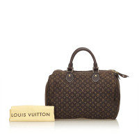 Louis Vuitton Speedy 30 in Cotone in Marrone