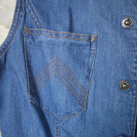 Jean Paul Gaultier Chemise en jean bleue