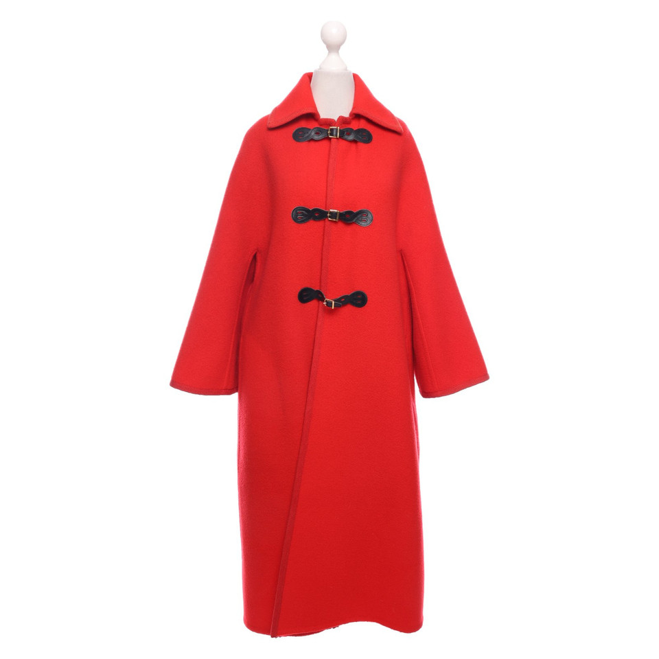 Hermès Jacke/Mantel in Rot
