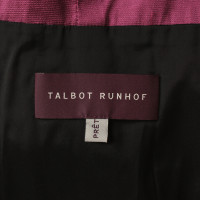 Talbot Runhof Bluse in Fuchsia