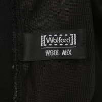 Wolford Top combinato in marrone scuro / nero