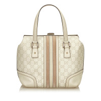 Gucci Boston Bag Leather in White