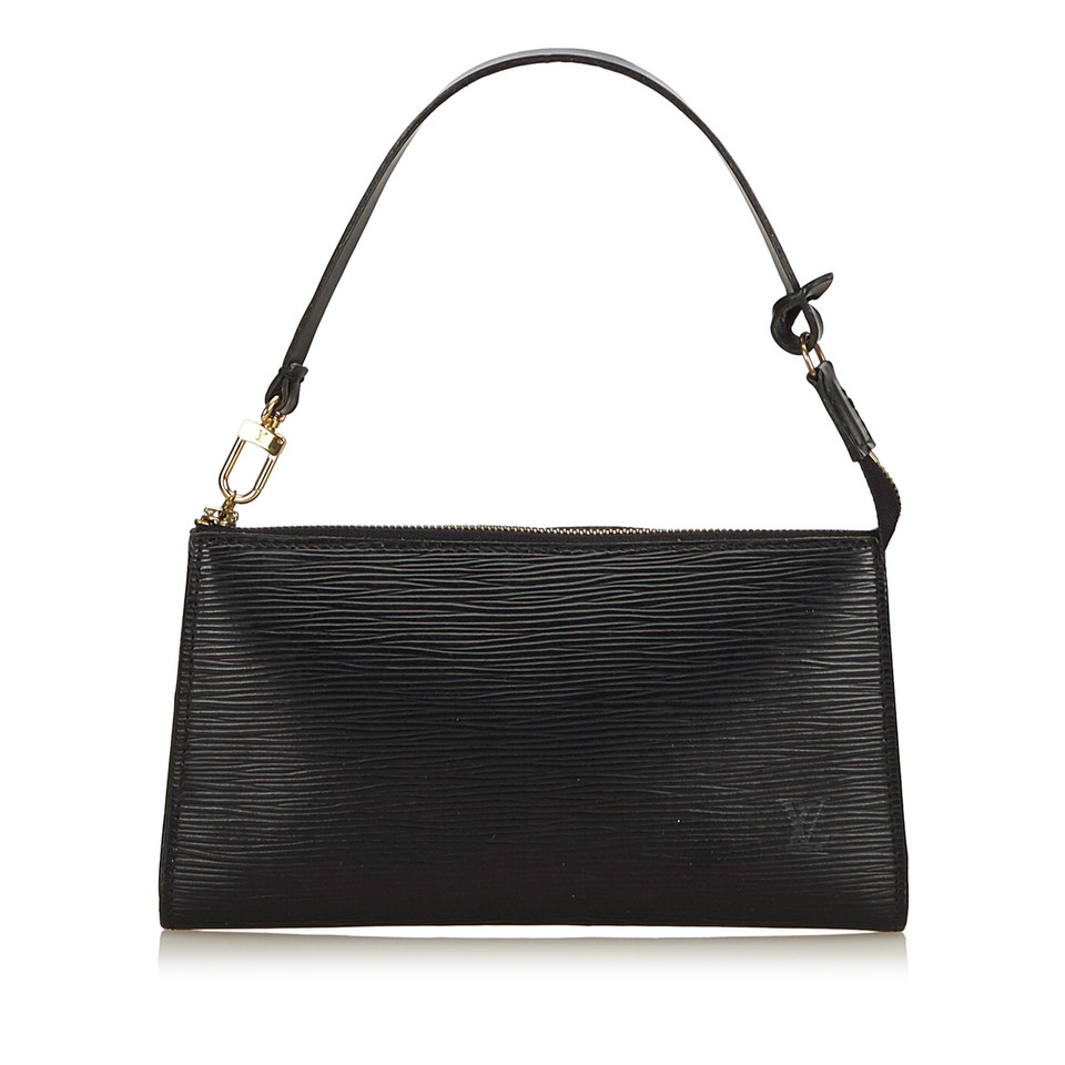 Louis Vuitton Pochette Mini Leather in Black