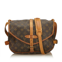 Louis Vuitton Saumur 30 Canvas in Brown