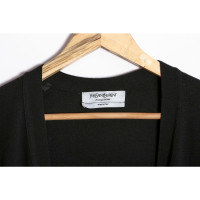 Yves Saint Laurent Cardigan en laine noire