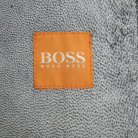 Boss Orange Leather jacket in light blue
