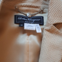 Salvatore Ferragamo Leather blazer