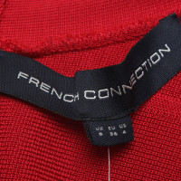 French Connection Bendaggio vestito in rosso