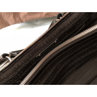 Céline Boogie Bag en Cuir verni en Noir