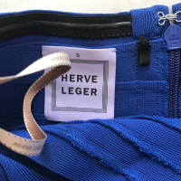 Hervé Léger Abito a fascia in blu