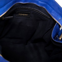 Saint Laurent Cabas Chyc Leather in Blue