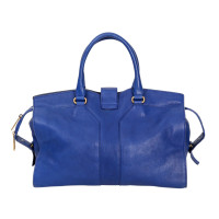 Saint Laurent Cabas Chyc Leather in Blue