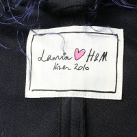 Lanvin For H&M Giacca/Cappotto in Seta in Blu