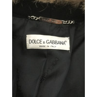 Dolce & Gabbana Kostüm mit Pelzbesatz
