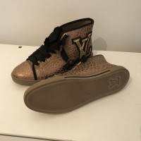 Louis Vuitton Gold high-top sneakers
