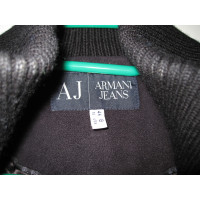 Armani Jeans Mantel in Schwarz