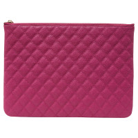 Chanel Clutch Bag Leather in Pink