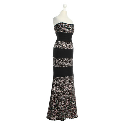 Hervé Léger Evening dress with jacquard pattern