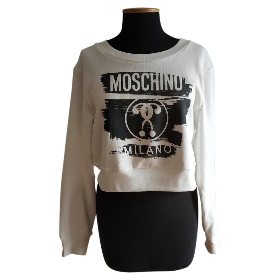 Moschino Tricot en Coton en Blanc