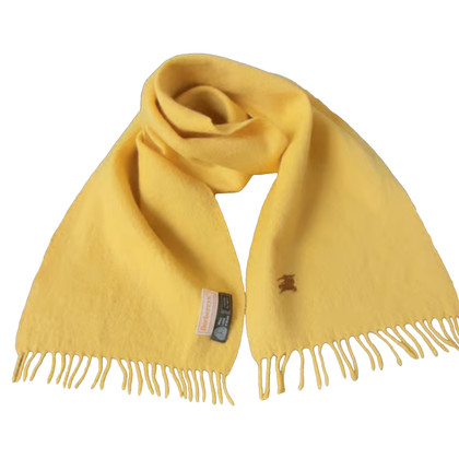 Burberry Prorsum Scarf/Shawl Wool in Yellow