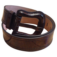 Fendi Belt Patent leather in Brown