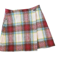 Burberry Rok Wol in Rood